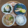 赤身がない滋味日々ごはん・・・生わかめと新玉ねぎぽん酢和え♪・・♪