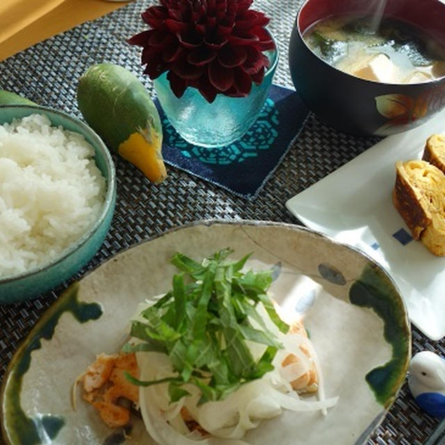 息子の手料理！「家族の幸せ会話」の朝食