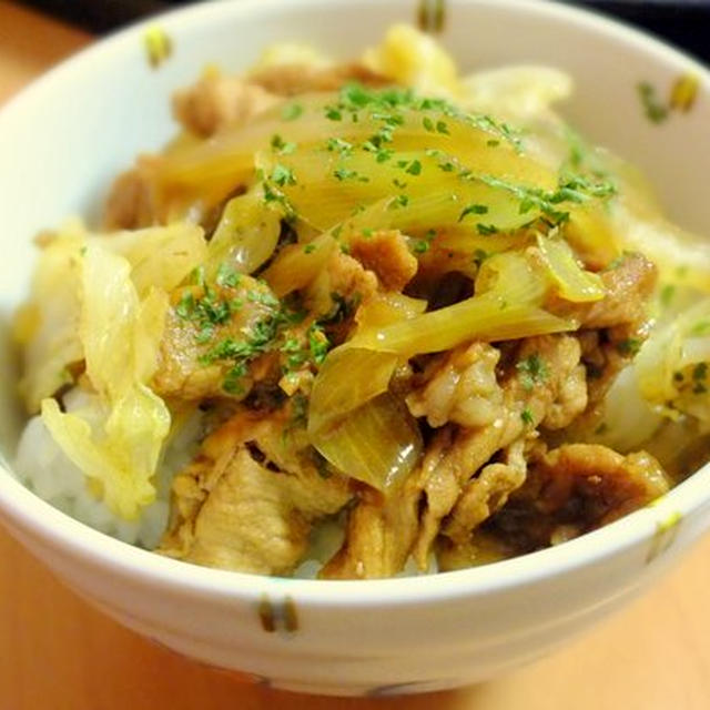 ソース焼き丼（プチ丼）