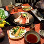 大満足！特大タラバガニのしゃぶしゃぶ＆天ぷら