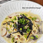 フライパンで5分の【簡単ワンポットパスタレシピ】2つ。ヘルシーでうまみたっぷりな「きのこ＆チキンリエット」を使って！