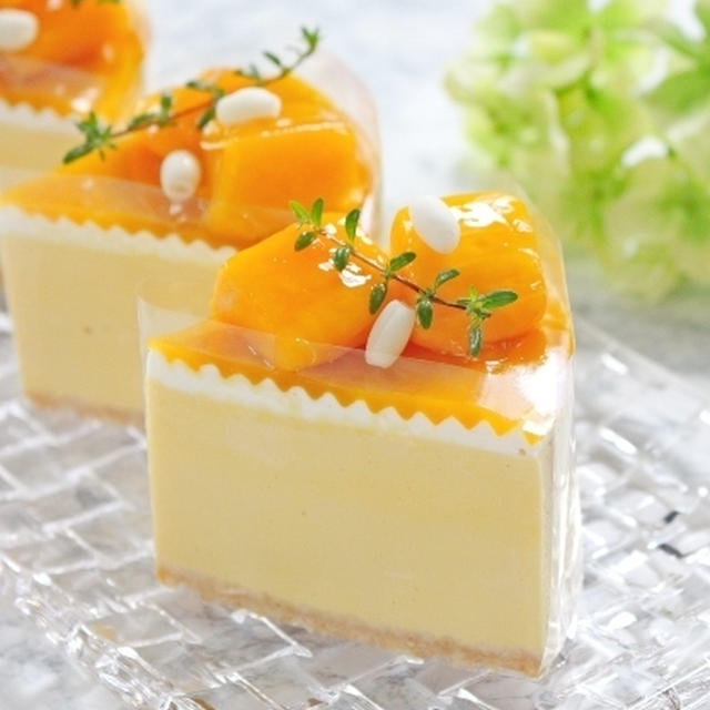 マンゴーレアチーズケーキ