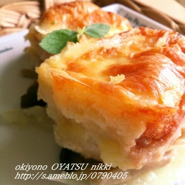 ポトフパングラタンと無花果とハムのブリエサンド。