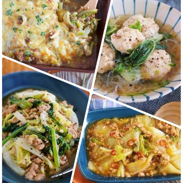 包丁いらずで簡単♪安いのにうまうま！箸が止まらない「白菜×ひき肉」おかず（※春キャベツでも代用可）