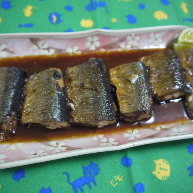 サンマの味噌煮込み♪