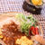 昼カフェ☆オムカレープレートランチ【簡略レシピ】