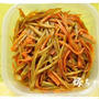 作り置き：甜麺醤でこってり！ごぼうとにんじんのキンピラ！