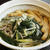 春菊と熊本白ねぎ えのき茸のおそば【野菜たっぷり麺少なめ♪昆布だし・揚げの炊き方】