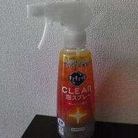キュキュット CLEAR泡スプレー。