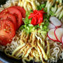 Cold Noodle with Egg and Veggies冷やし中華