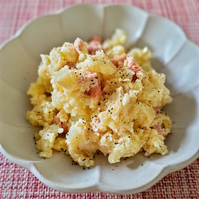 【焼きたらこのポテトサラダ】１０分で作れて簡単美味しい！