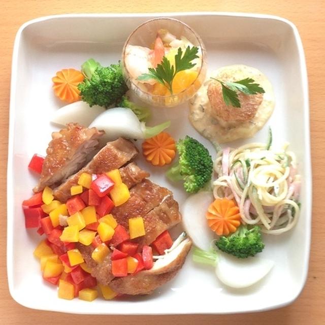 鶏の梅酒照り焼き