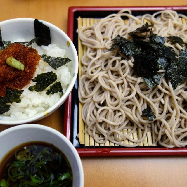 ざるそばミニ丼セット