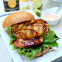 Ginger Chicken Sandwich生姜チキンとグリルパイナップルのバーガー