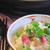 桜香る♪　鯛の塩麹焼きの土鍋ご飯♪♪わさびの花を添えて