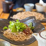 主人とランチ... 恵比寿初代のおしゃれお蕎麦とデザートと...