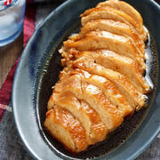 【倍量での作り方追記しました】むね肉de煮るだけ♡鶏チャーシューと『鶏と焼きネギのうま塩♡ジンジャースープの時の献立について』