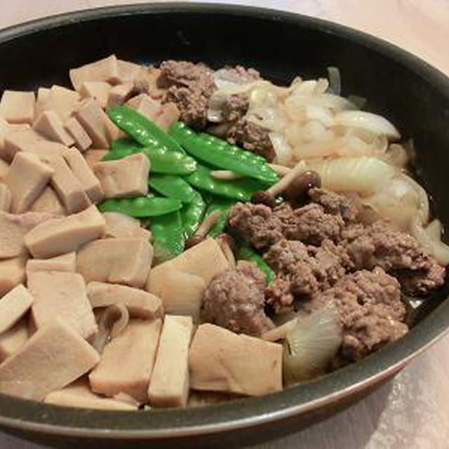高野豆腐のすき焼き