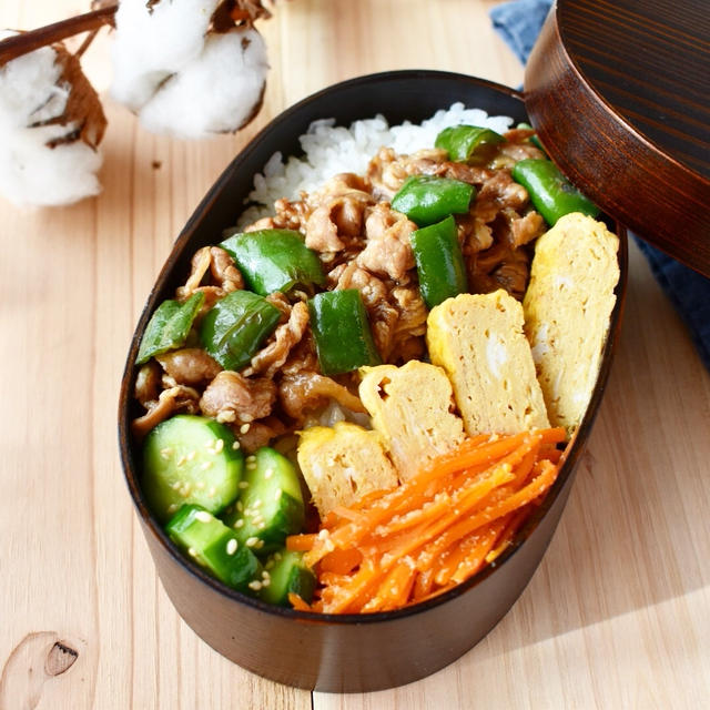 旦那さんへのお弁当。オイスター炒め弁当。【トクバイニュース掲載】