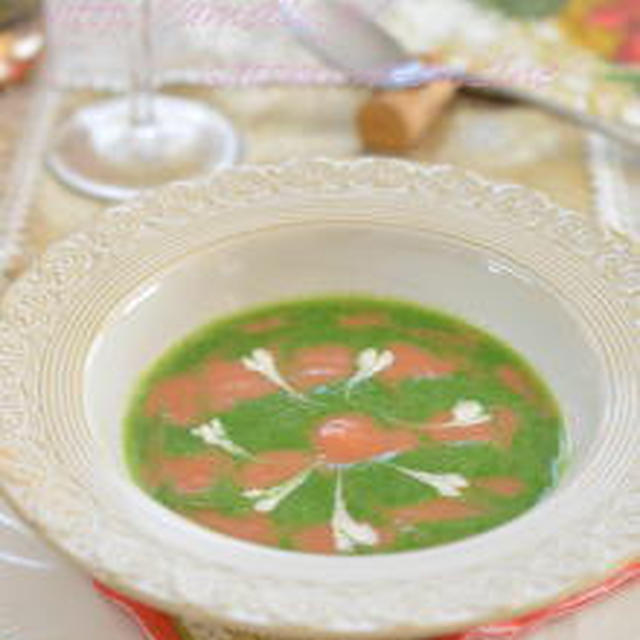 クリスマスに ほうれん草とトマトのポタージュスープ By さとみわさん レシピブログ 料理ブログのレシピ満載