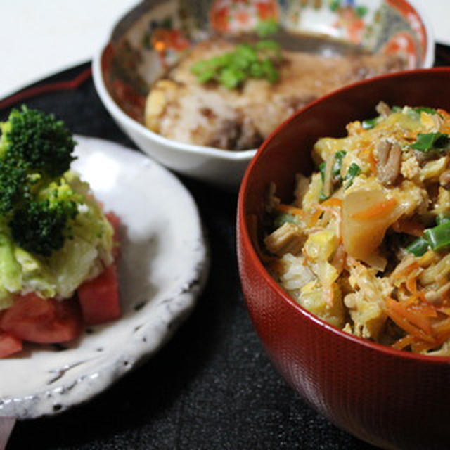いかなごのくぎ煮春野菜丼(*ﾟ▽ﾟ*)
