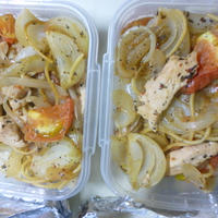 鶏肉のハーブソテー＆パスタで♪お弁当★