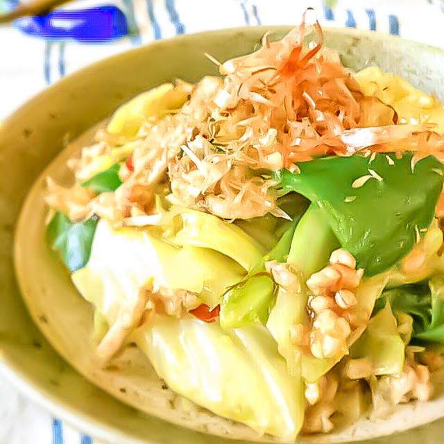 【減塩レシピ】ひき肉とキャベツの味噌ぽん炒め。食欲そそる香り！