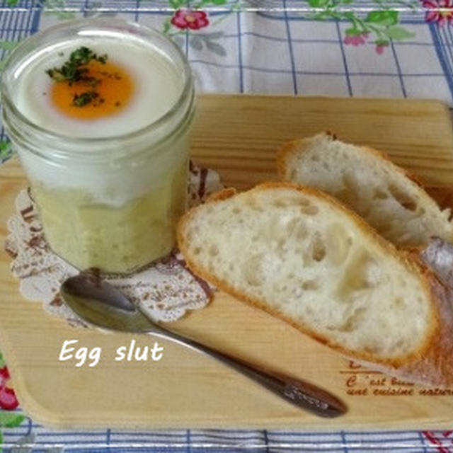 話題の朝食☆エッグスラット