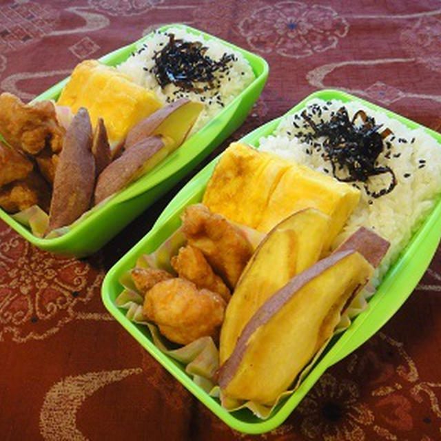 ６月１７日　唐揚げ♪　～　ガブ＠大学　＆　ぴょんぴ＠高校弁当