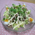 鶏チャーシューアレンジ（その2）☆鶏チャ＆味玉サラダ