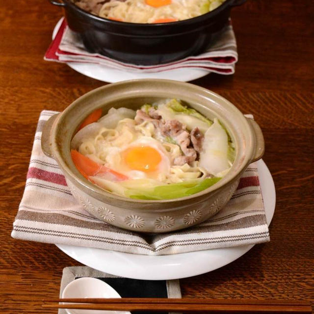 乾麺で焼きうどん