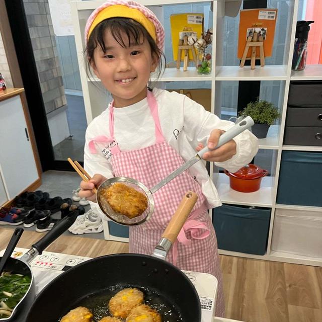 揚げ物に初挑戦！豆が苦手な子も一度食べて欲しい！苦手克服のチャンスの豆コロッケレッスン