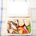 お弁当『豚としめじの梅しそ炒め』