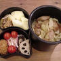 キャベツとウインナーのカレー炒め弁当