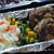 蒸し大豆のせミニバーグ♪でお子様もにっこり弁当～