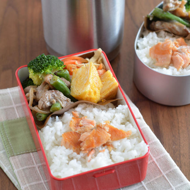 3日分の3月のお弁当。（臨時休校中）