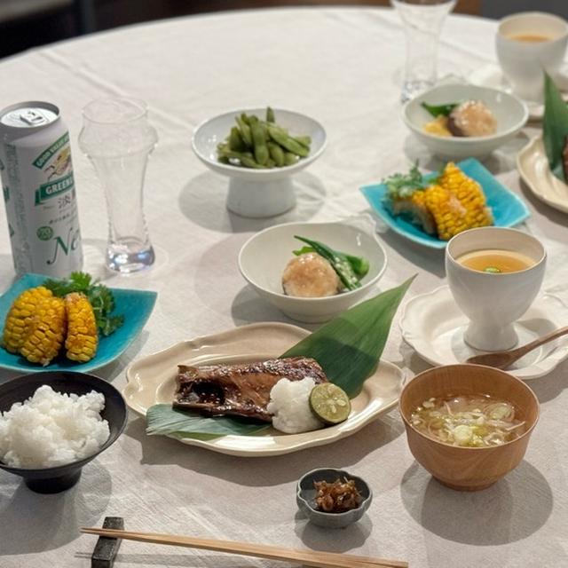 ヨリドコロさんの鯖みりん定食の夜ごはん