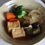 新玉ねぎと厚揚げの煮物★★★