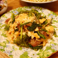 菜花とトロトロ卵の炒め物
