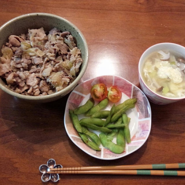 青ちゃんクッキングショーと今日の晩御飯