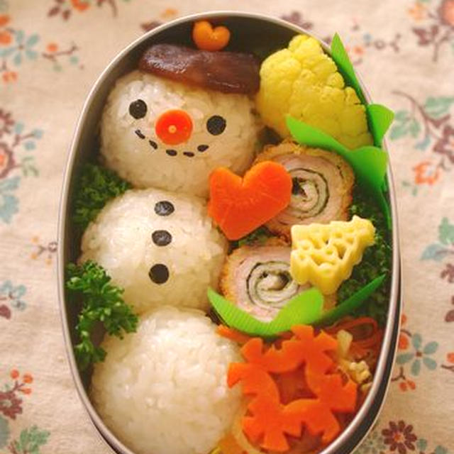 ゆきだるまのお弁当