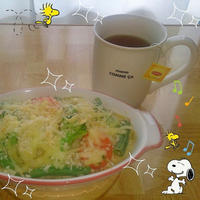豆乳ドリアもどき＆紅茶朝食