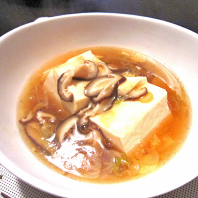 ぽっかぽか♪豆腐のきのこあんかけ
