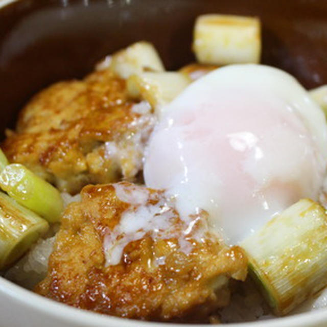 365日米レシピNo.30「鶏つくね丼」