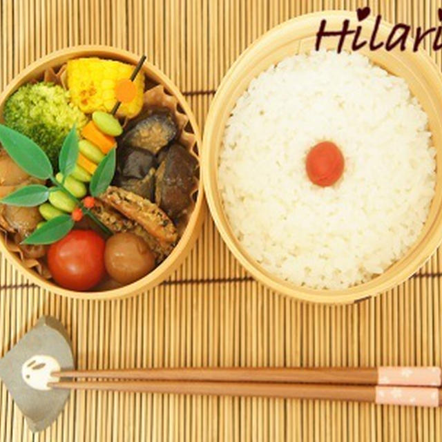 オリンピックを応援！曲げわっぱの日の丸弁当＾＾