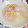 白菜の中華スープで夜ご飯☆