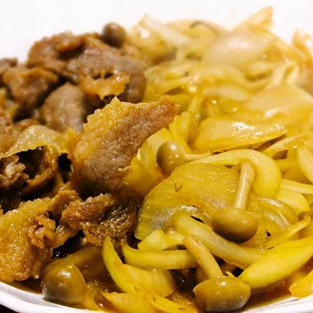味付ジンギスカン炒め