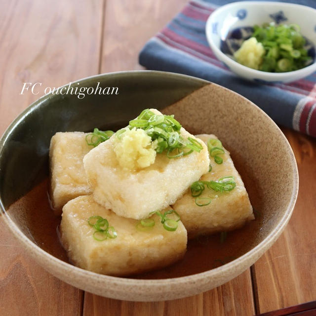 牡蠣だし醤油で作る♪揚げ出し豆腐