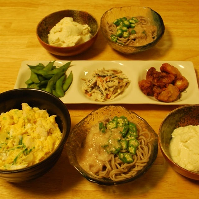 昨夜は親子丼など手抜き晩御飯・・・