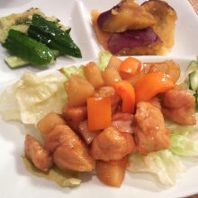 慣らし保育残り3日＆鶏胸の甘辛こってり炒め♪